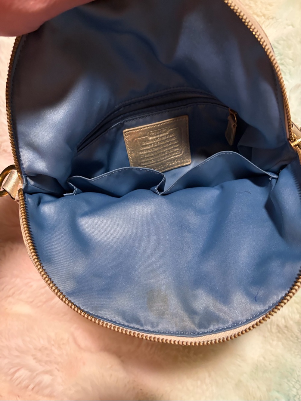 Coach Poppy Plaid Multicolor Bag with Gold Accents - Picture 4 of 9